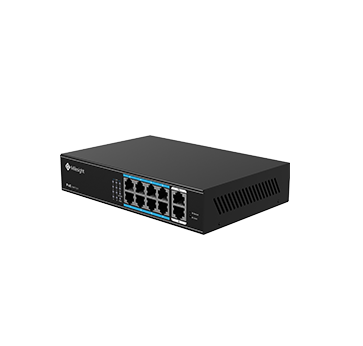 MILESIGHT - Switch 8 Ports PoE + 2 Ports Uplink Gigabit