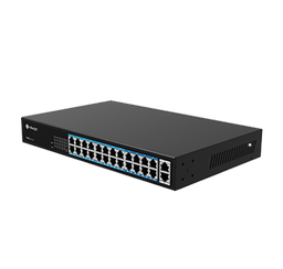 [MS-S0224-GL] MILESIGHT - Switch 24 Ports PoE + 2 Ports Uplink Gigabit